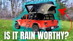 Naturnest Rooftop Tent vs HEAVY Rain! - What LEAKED?