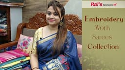 Embroidery Work Sarees Collection (14th June) - 16UJP