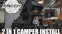 How To Install the New Bynd4x4 2 In 1 Camper Shell onto A Toyota Tacoma | Discount Code Below