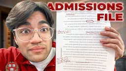 How I ACTUALLY Got Into Harvard (My Admissions File)