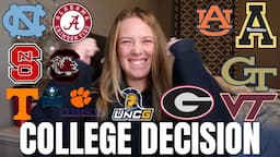 College Decision Reactions | Ivies, UNC, UCs, Alabama and more