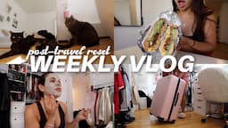 WEEKLY VLOG: reset after a trip, cleaning, working out, emsculpt & more