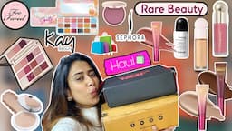 Makeup Haul 🛍️Kay Beauty ,Typsy Beauty, RARE Beauty ,Too Faced🤩 #nykaahaul #sephorahaul #barsha