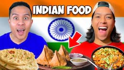 Trying Authentic INDIAN FOOD For The First Time!!