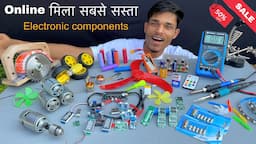 Online मिल गया आधे दाम में Best Electronic components🔥| DIY Project kit unboxing | hacker jp channel