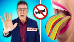 How to Sneak Candy Into Class! Genius Sneaking Hacks & Funny Situations by Crafty Hype Plus