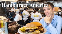 Eating at George Motz’s Hamburger America. Best Burgers in NYC?