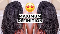 THE WASH AND GO YOU NEED!! HIGH DEFINITION, LESS SHRINKAGE, MORE LENGTH!! | Natural Hair