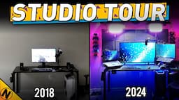 Home Office Studio (2024) vs (2018) | Studio Tour v2.0