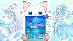 わんだふるぷりきゅあ！❤️キュアニャミーとキュアリリアンのドールハウスをDIY⭐️わんぷりのユキと猫屋敷まゆのお部屋を手作り🌼100円ショップの材料でプリキュアと猫ちゃんのおうち✨声真似🍭