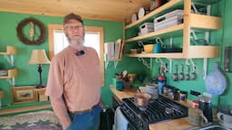 $25 DOLLARS a MONTH RENT: Living Super CHEAP on SOCIAL SECURITY in a DIY Tiny House!