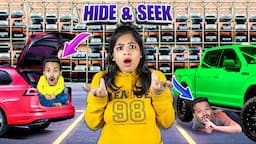 Hide & Seek In BIGGEST PARKING LOT!!!