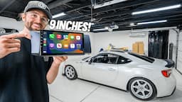 Installing a HUGE Apple CarPlay Head Unit! (FR-S, BRZ, 86)