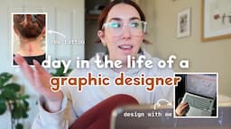 DAY IN THE LIFE OF A GRAPHIC DESIGNER (designing a product and NEW tattoo)