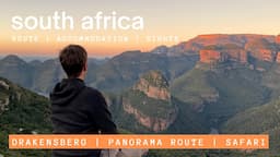 TRAVEL GUIDE South Africa - Road trip Drakensberg, Panorama Route, Kruger with Safari [4K]