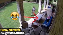 Funny Moments Caught On Security Cameras