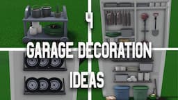 4 Garage Decoration Ideas | Welcome to Bloxburg |