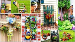 376 Wonderful Garden Decorations for Backyard, Lawn, Cottage, Farmhouse, Patio, Porch