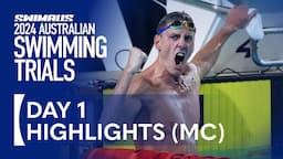 Australian Swimming Trials - Night 1 Highlights (MC) | Wide World of Sports