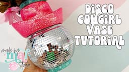 DIY Disco Ball Vase Tutorial