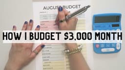 August Budget | $3000 Budget | Low Income Family | How To Zero Based Budget