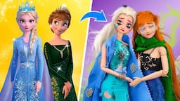 Elsa and Anna from Rich to Broke / 30 Frozen DIYs