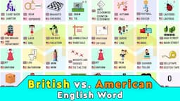 British vs American English Words: Differences Between American and British English Vocabulary