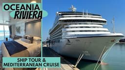 Oceania Riviera Cruise Review and Ship Tour | Mediterranean Cruise | Deluxe Oceanview Cabin