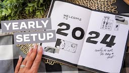 2024 Bullet Journal Setup — Part 1: Yearly Spreads