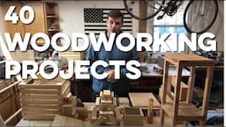 40 Woodworking Projects That Sell! (DIY PROJECTS)