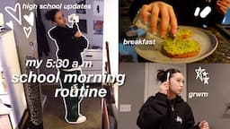 grwm: SCHOOL MORNING ROUTINE🕔(9th grade)