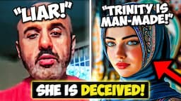 Female Muslim CHALLENGES Christian On The TRINITY... Gets COMPLETELY DESTROYED