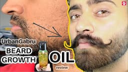 URBANGABRU BEARD GROWTH OIL BOOSTER REVIEW 🔥🔥| QUALITYMANTRA