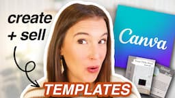 How to make money online with CANVA TEMPLATES in 2024 💰🚀