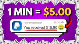 Earn $5.00 Every 20 SEC 🤑 PASSIVE INCOME - Make Money Online