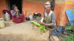 Lal Bahadur and Jayakala Cooking and Eating Nepali Traditional Food || Very Loving Old Couple