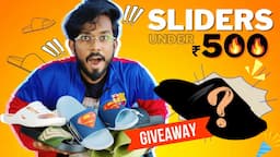 TOP 5 SLIDERS/SLIPPERS/FLIP FLOPS for Men under ₹500🤯 - SLIDERS GIVEAWAY 🔥 SPARX, CAMPUS, FLITE Etc✅