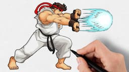 How to Draw Ryu from Street Fighter