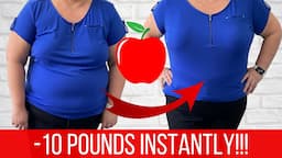 Over 50? 10 Fashion Style Hacks for PETITE Apple Body Shape - LOOK Thinner INSTANTLY!