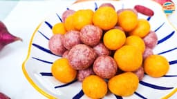 Fried Sweet Potato Balls Snack