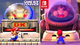 Mario vs Donkey Kong - Final Boss Comparisons (Switch vs Original)