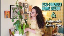 Ecofriendly Home Decor & Sustainable Living Tips