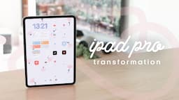 ☁️🌸 Aesthetic M4 iPad Pro Transformation: icons, widgets, accessories, focus modes
