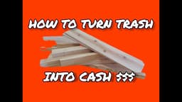 MAKING MONEY WITH SCRAP WOOD | ALL PROFIT WOOD PROJECT