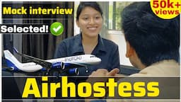 Mock Interview | How to Crack an interview | Cabin Crew Interview | Airhostess | WellTalk Institute