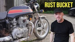 REBUILDING MY ABANDONED HONDA CB250 | RUST BUCKET