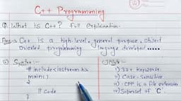 Introduction to C++ (Hindi) | What is C++? full Explanation