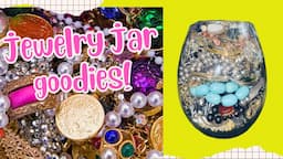 5/2 Open a Jewelry jar with strange finds and Judith Ripka! #jewelry #jewelrydesigner #jewelryjar