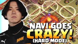 NAVI goes CRAZY in Hard Mode with INSANE NEW DRUID ATTACKS! Clash of Clans