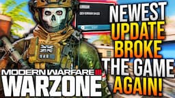 WARZONE: New EMERGENCY UPDATE PATCH NOTES! Major Game Breaking Issues Addressed! (WARZONE Update)